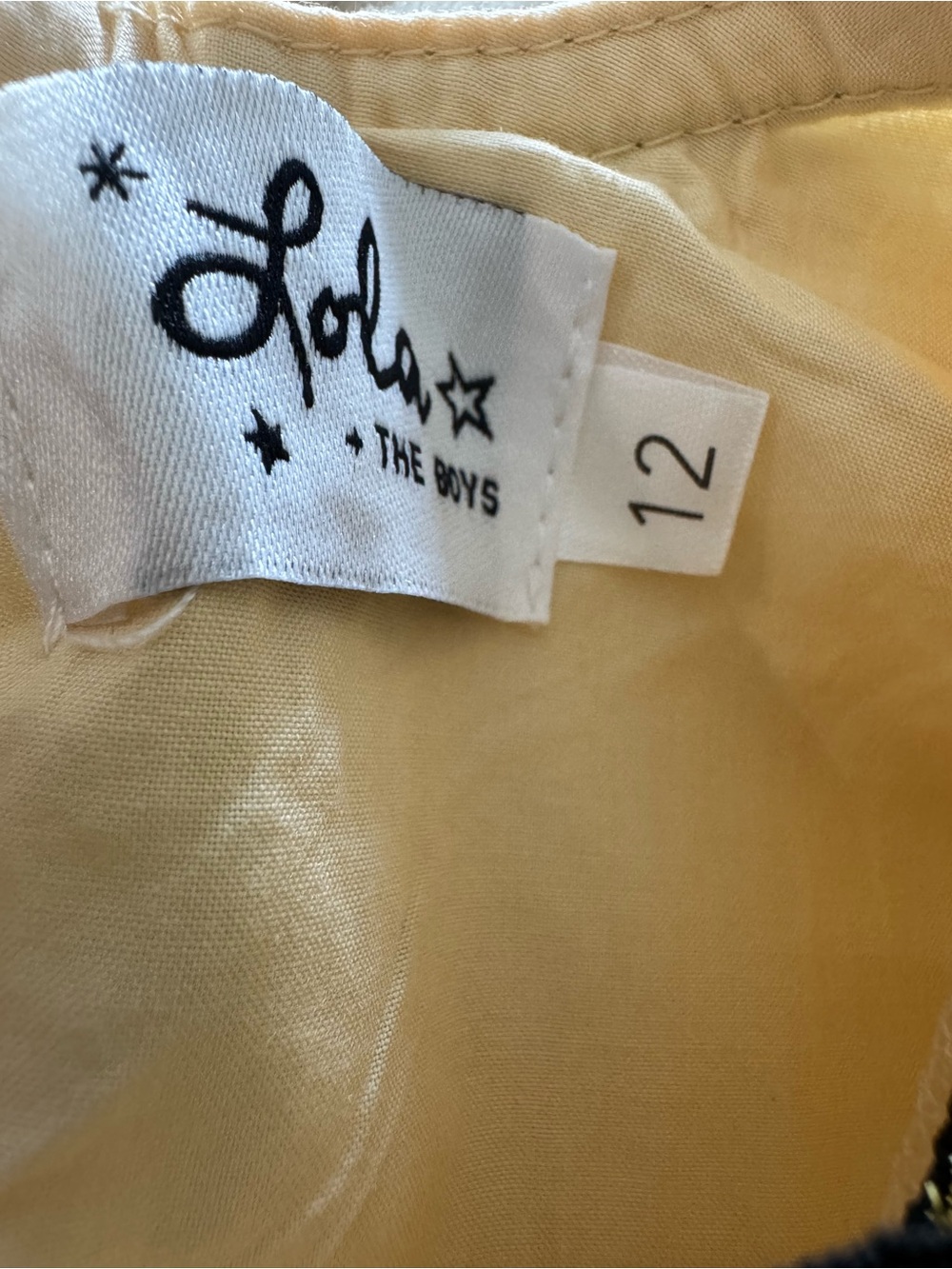 Lola + The Boys Golden Star Tulle Sequin Unicorn Party Dress, Size 12 - Picture 11 of 13